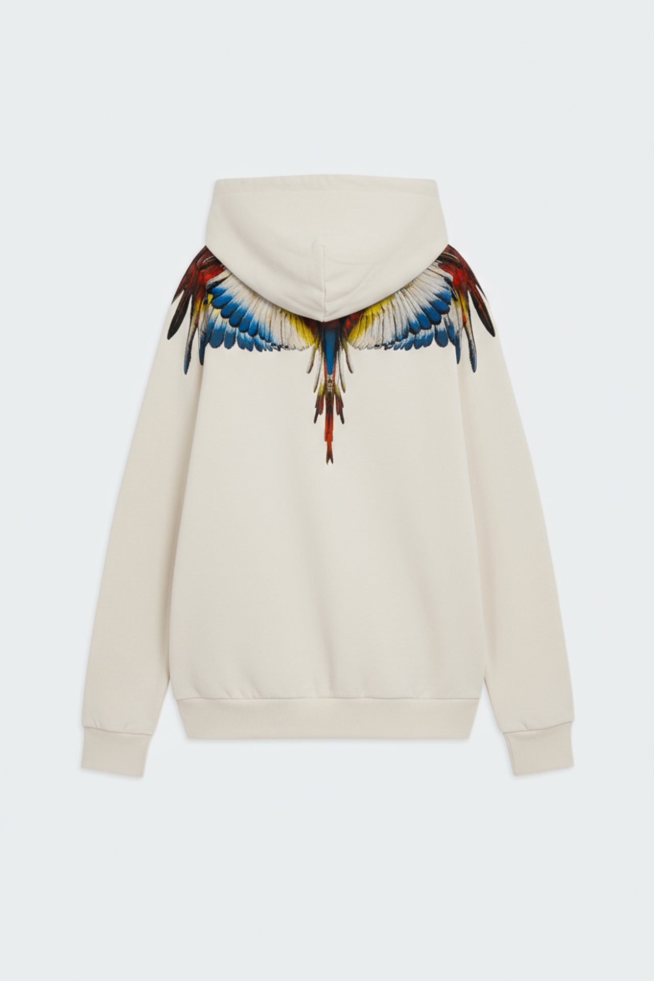 Felpa Cappuccio Con Stampa Aquila