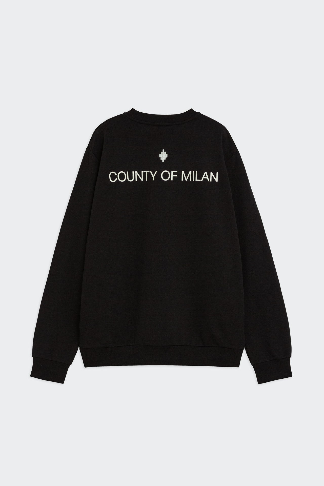 Felpa Girocollo Washed Effect Con Logo