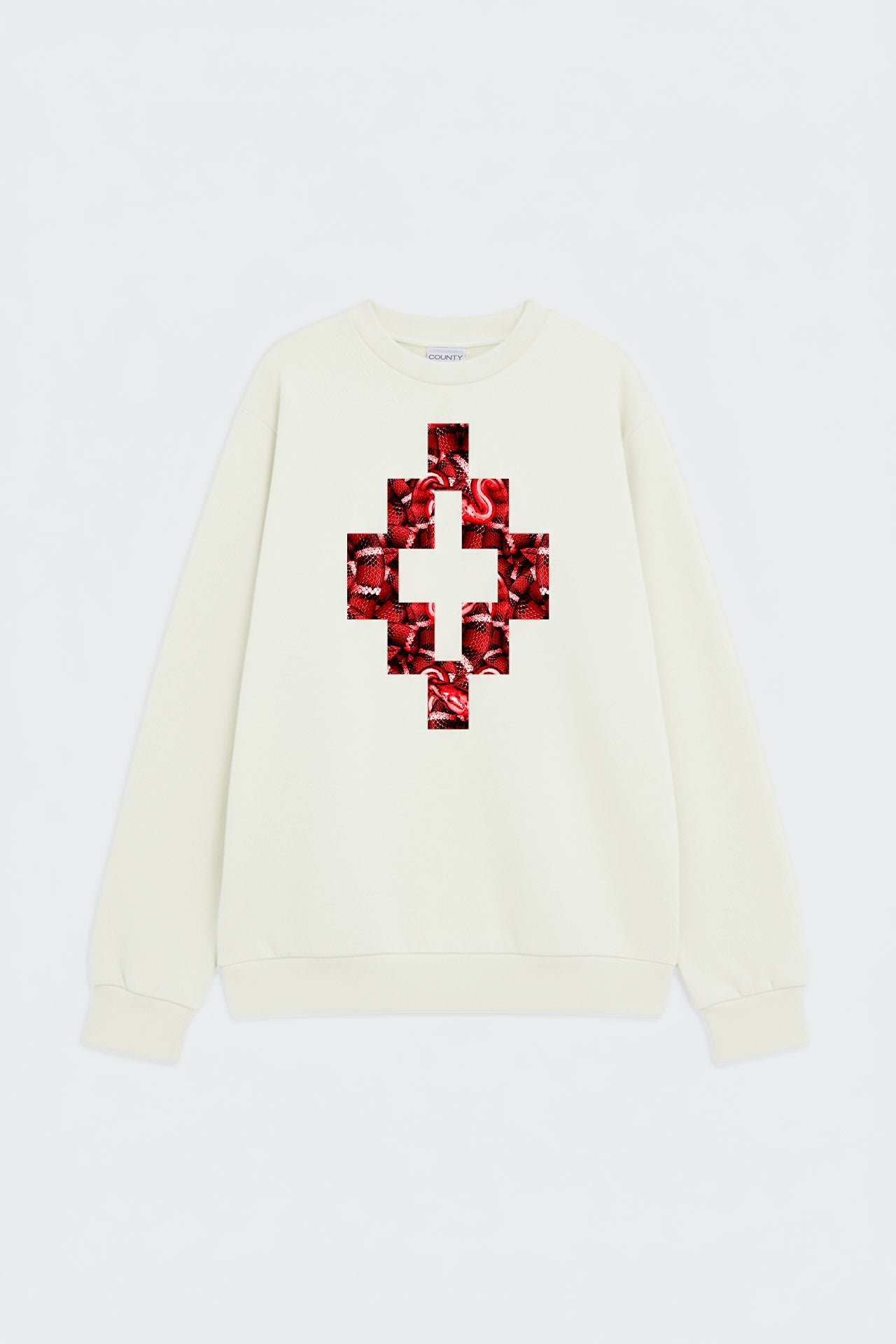 Felpa Girocollo con Stampa Logo