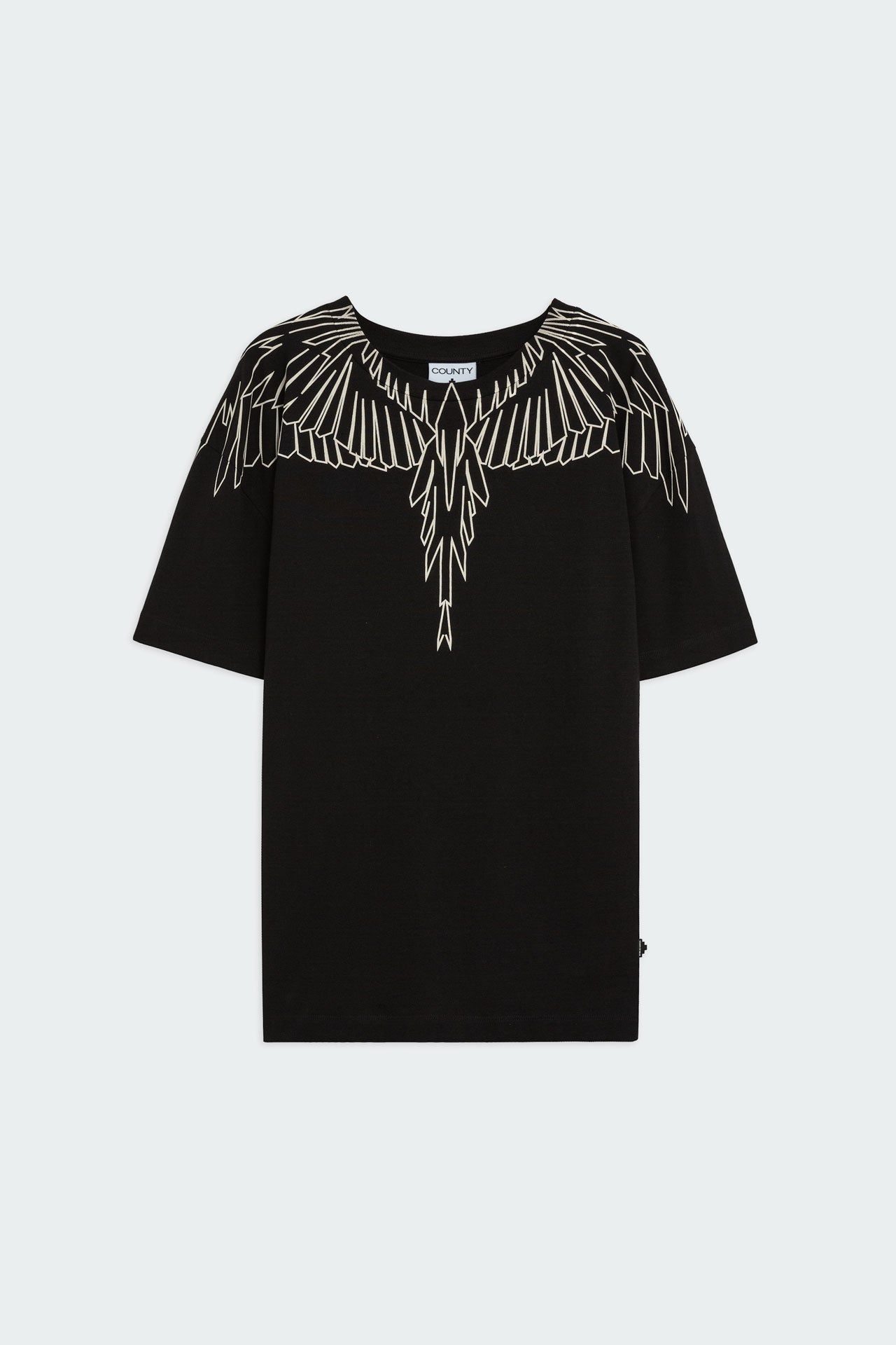 T-Shirt Con Stampa Aquila Geometrica