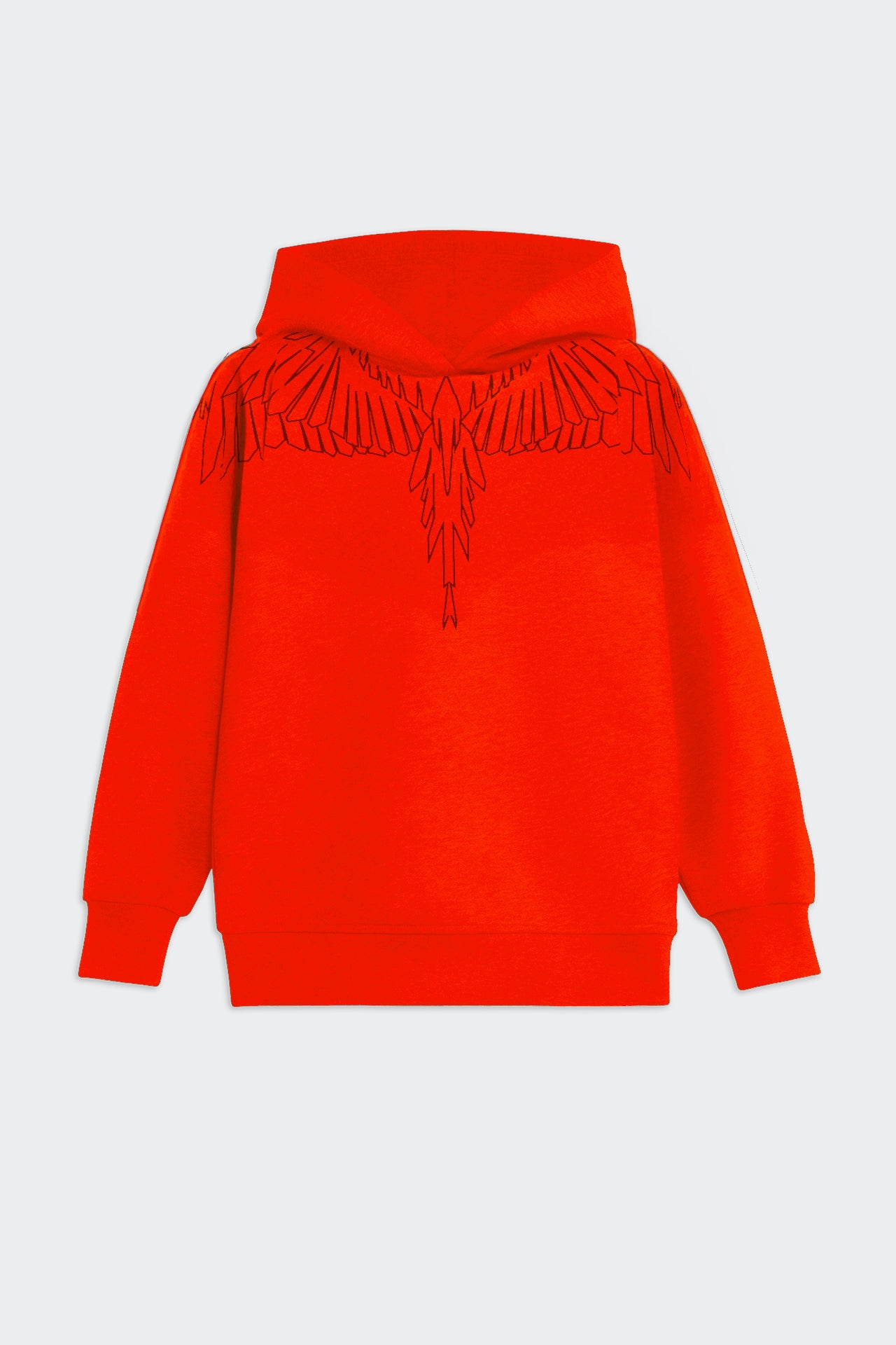 Felpa Con Stampa Aquila Geometrica