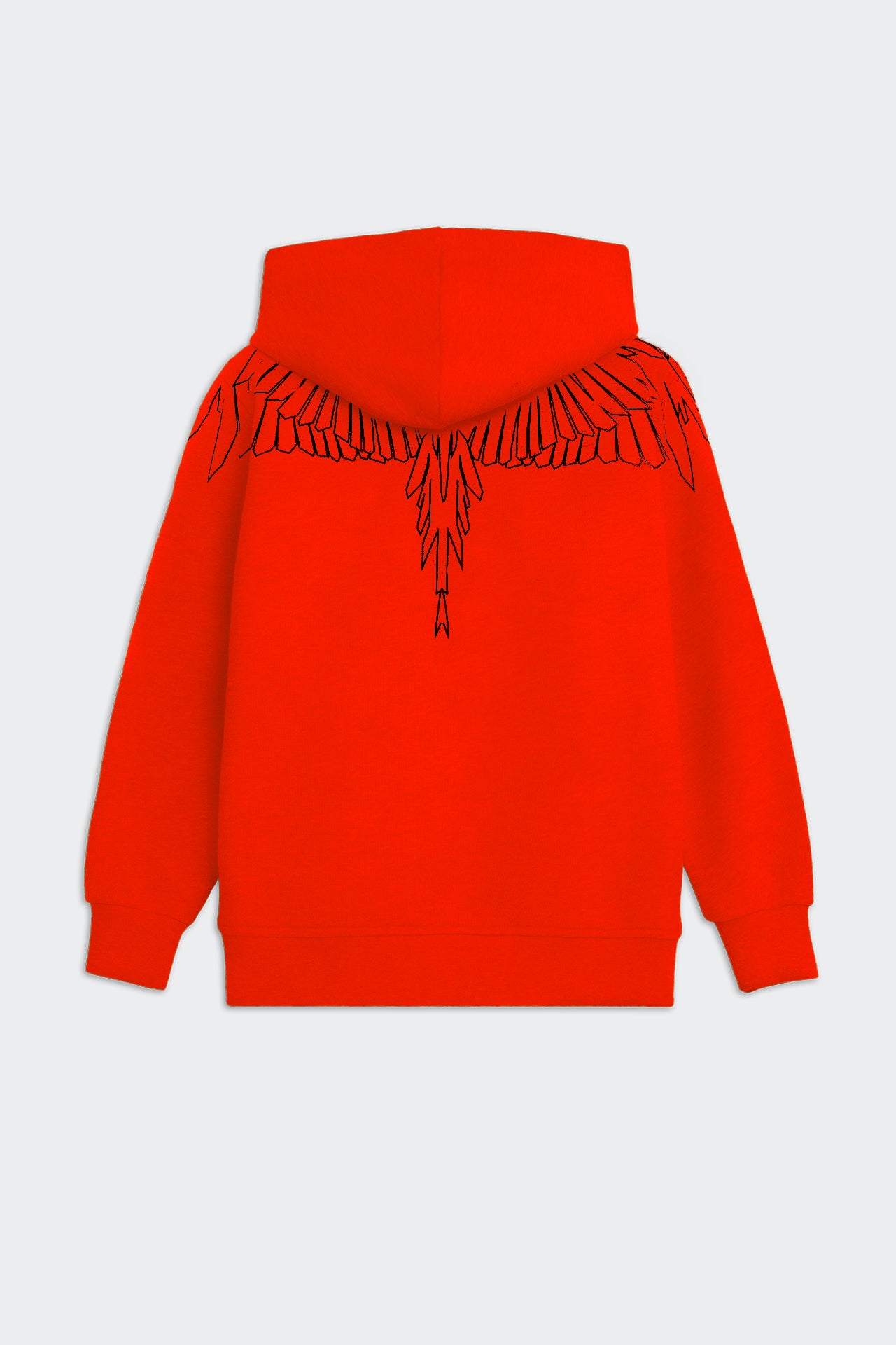 Felpa Con Stampa Aquila Geometrica