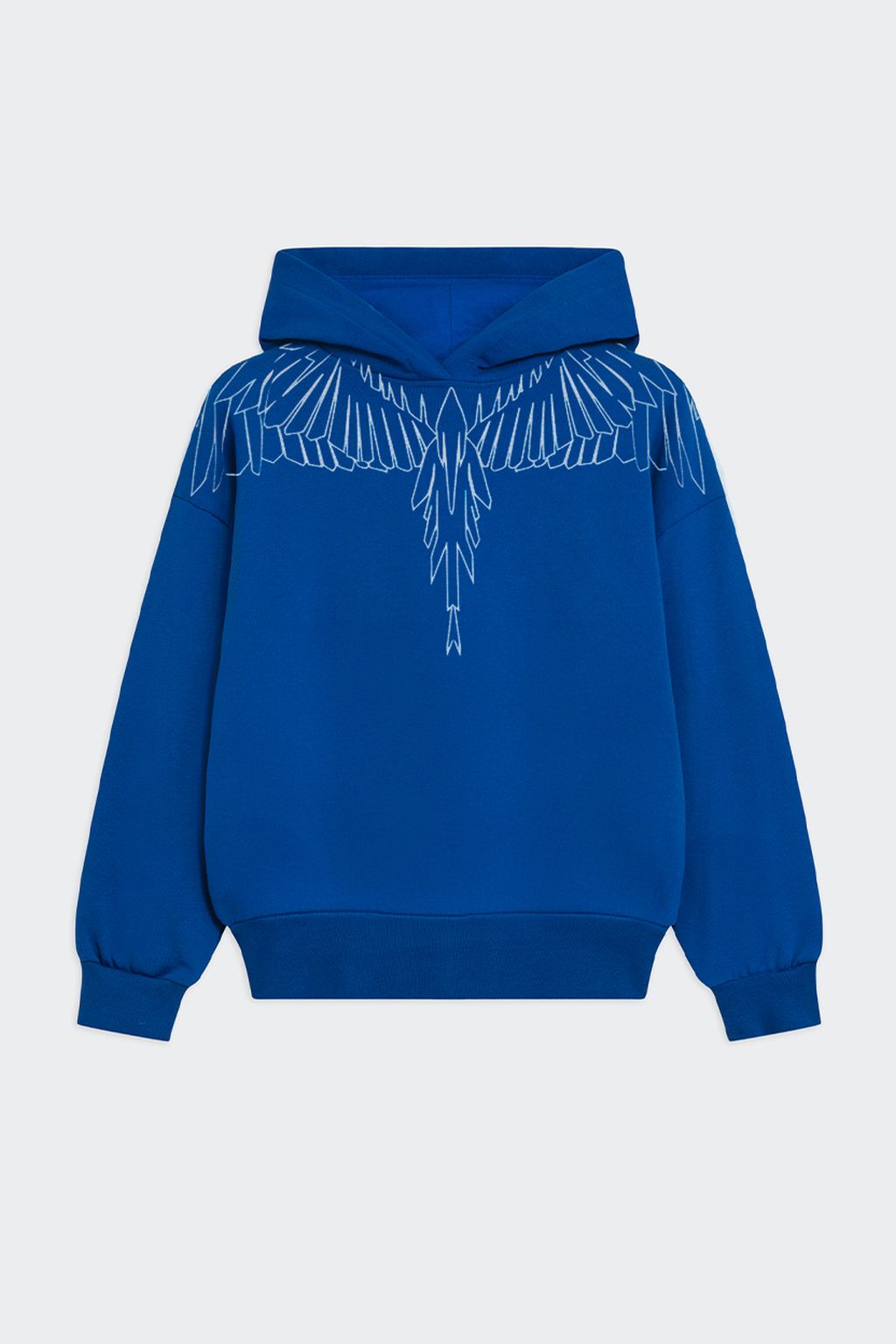 Felpa Con Stampa Aquila Geometrica