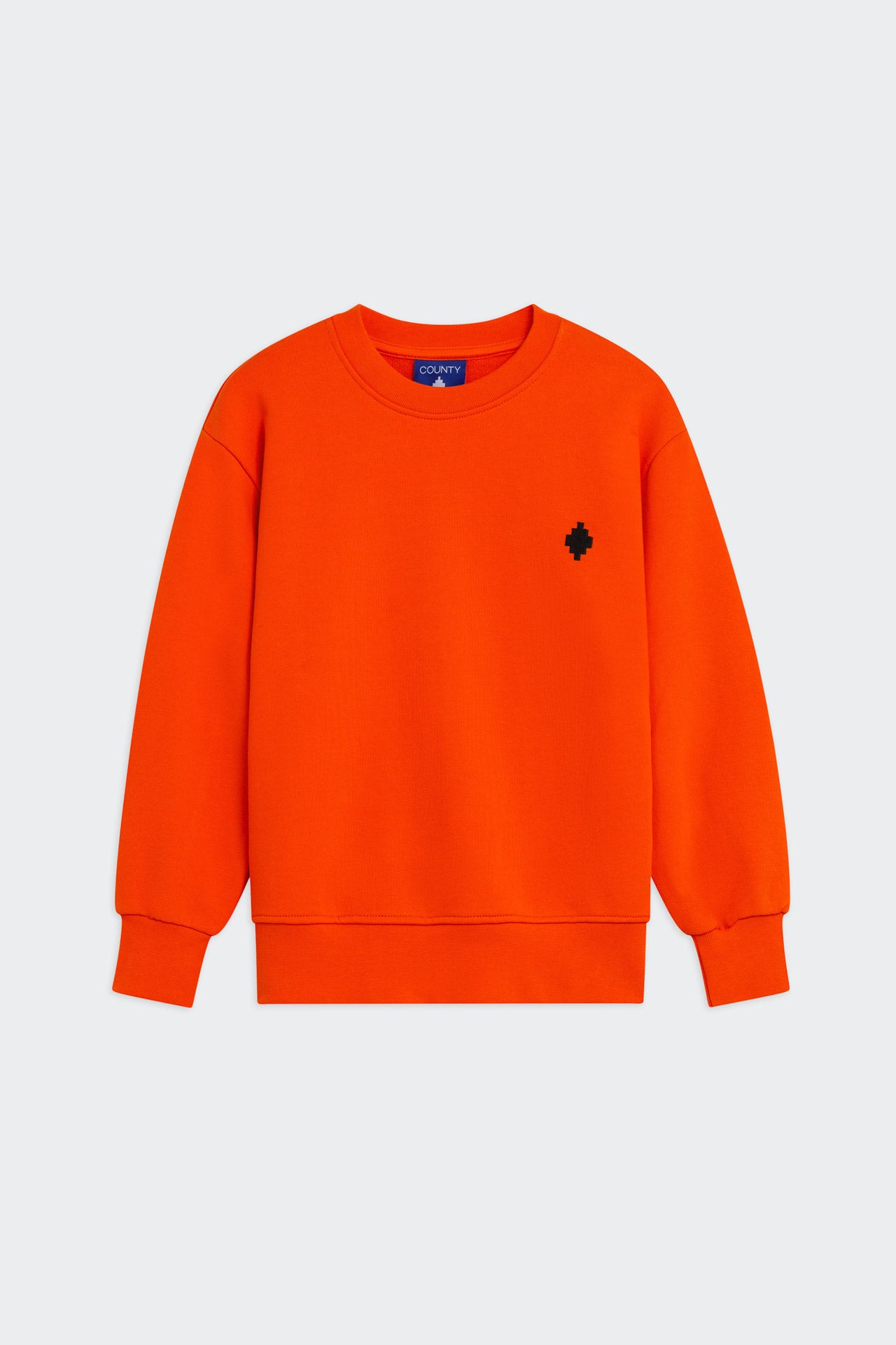 Felpa Girocollo Con Ricamo Logo