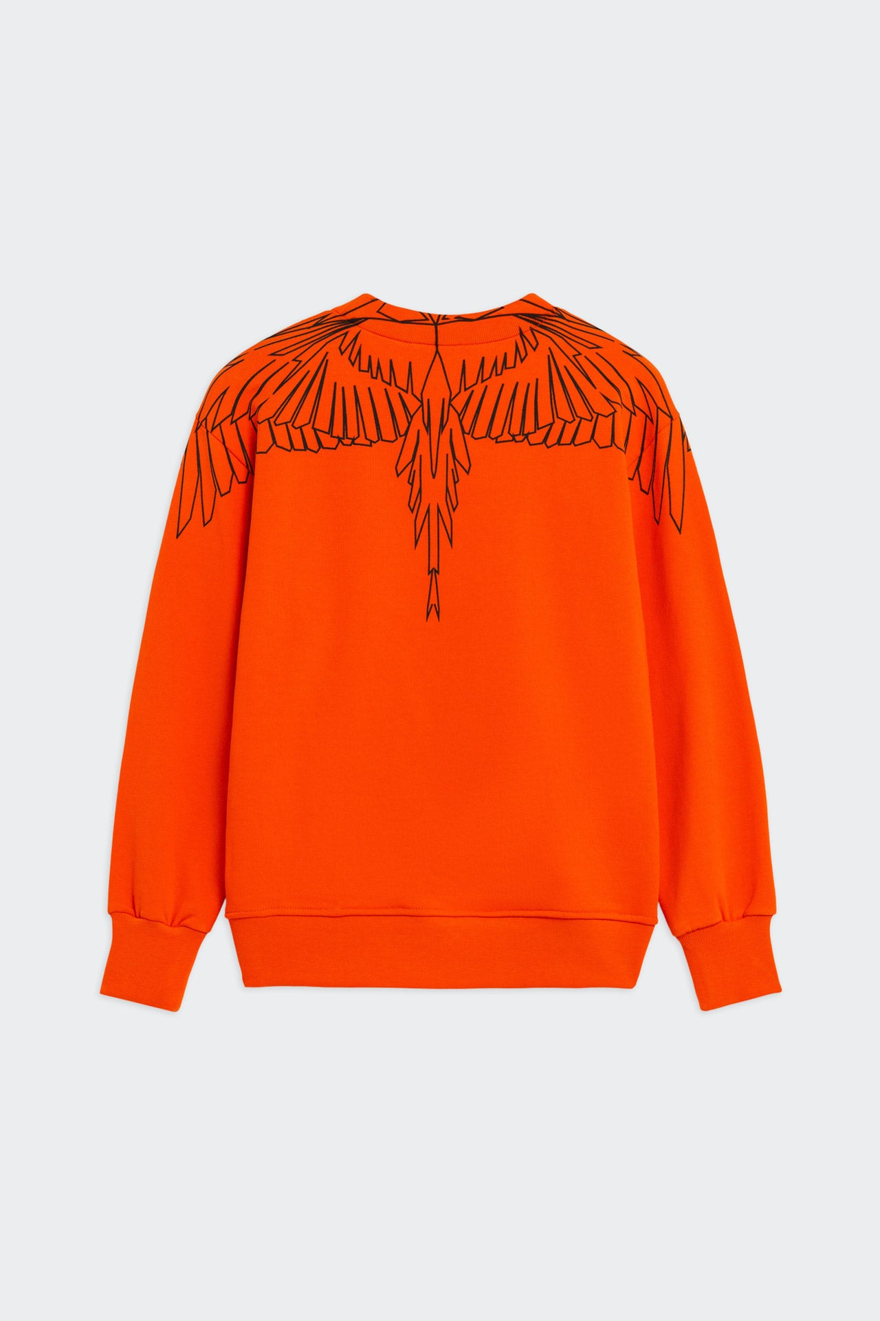 Felpa Girocollo Con Stampa Aquila Geometrica