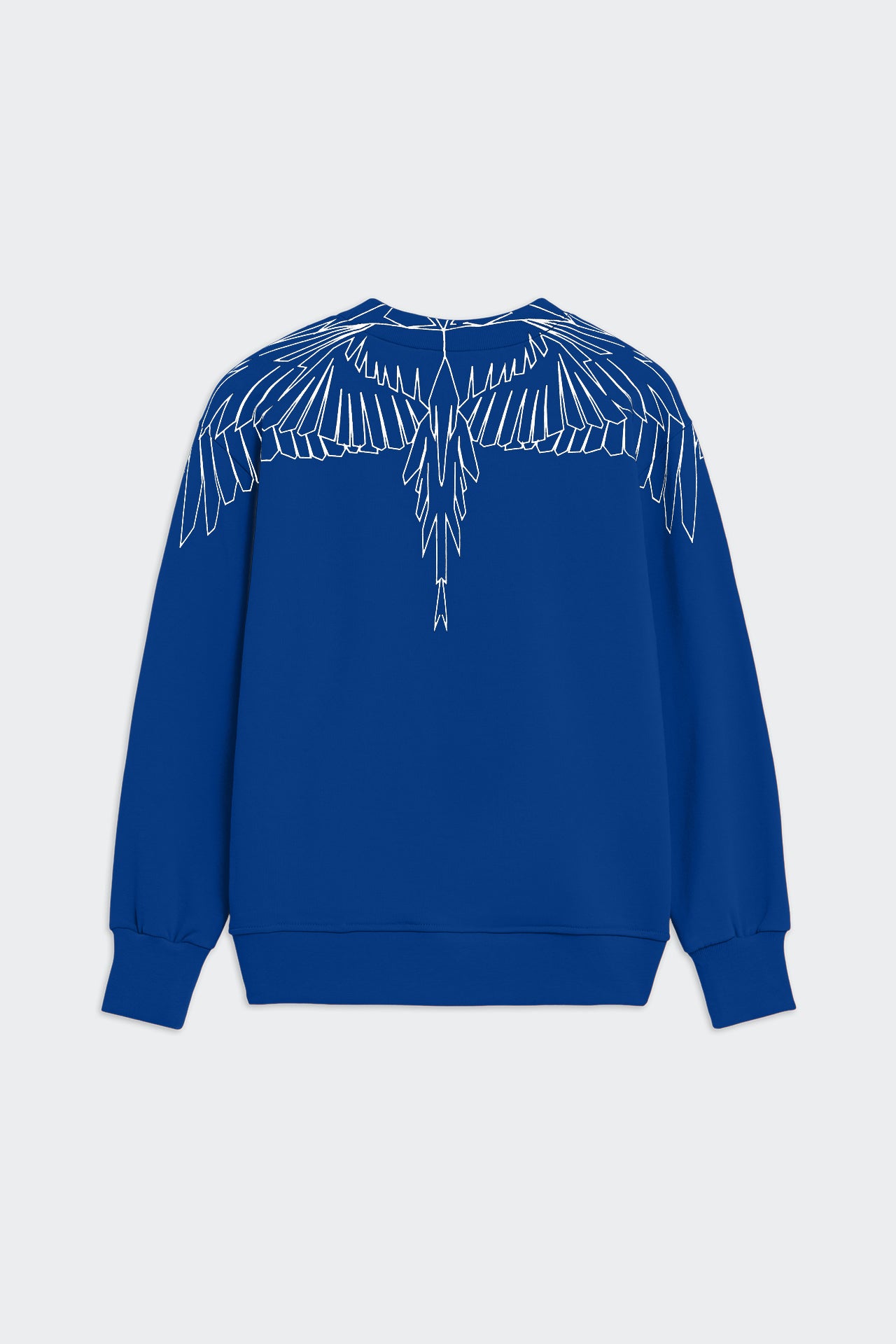 Felpa Girocollo Con Stampa Aquila Geometrica