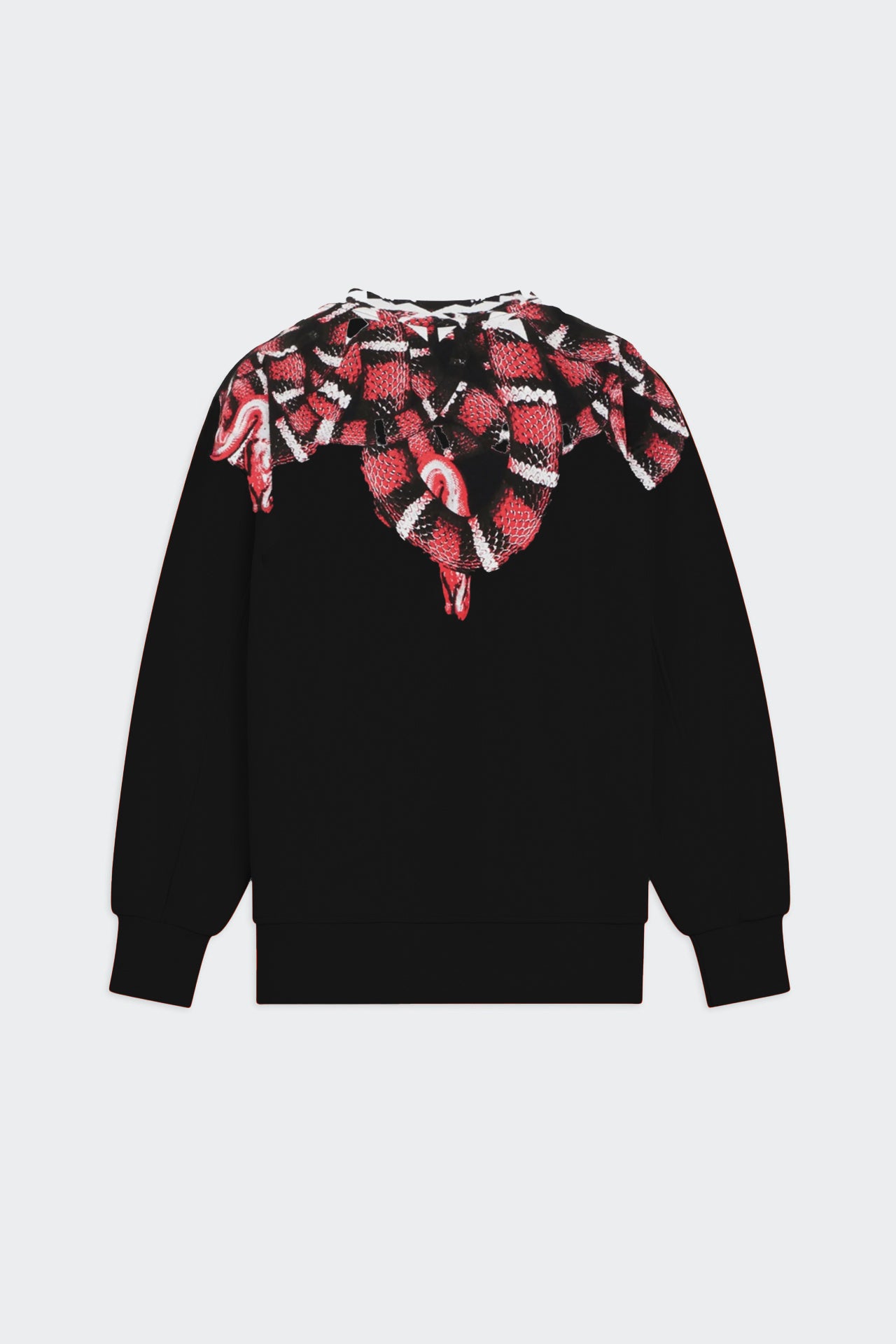 Felpa Girocollo Con Stampa Serpente