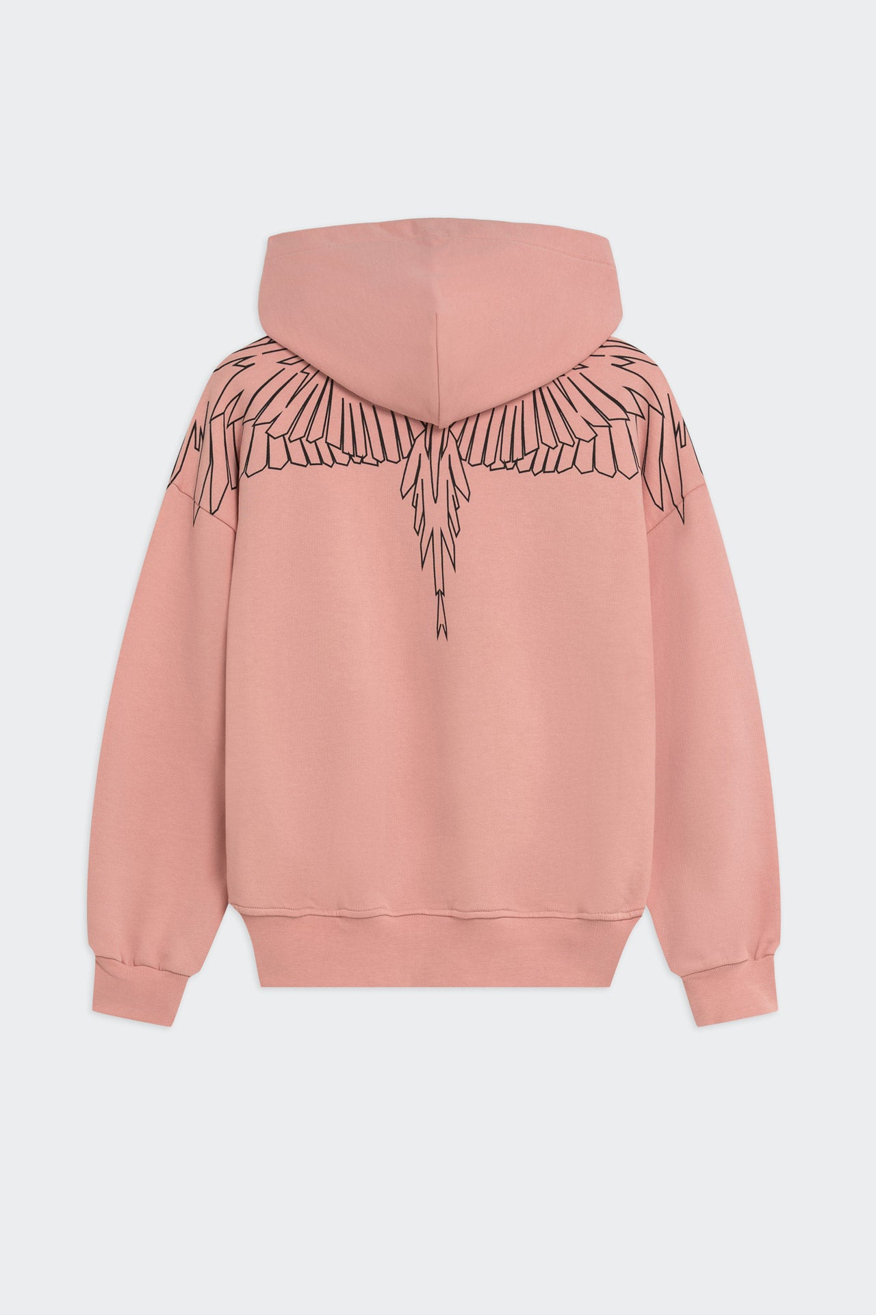 Felpa Cappuccio Con Stampa Serpenti Geometrica