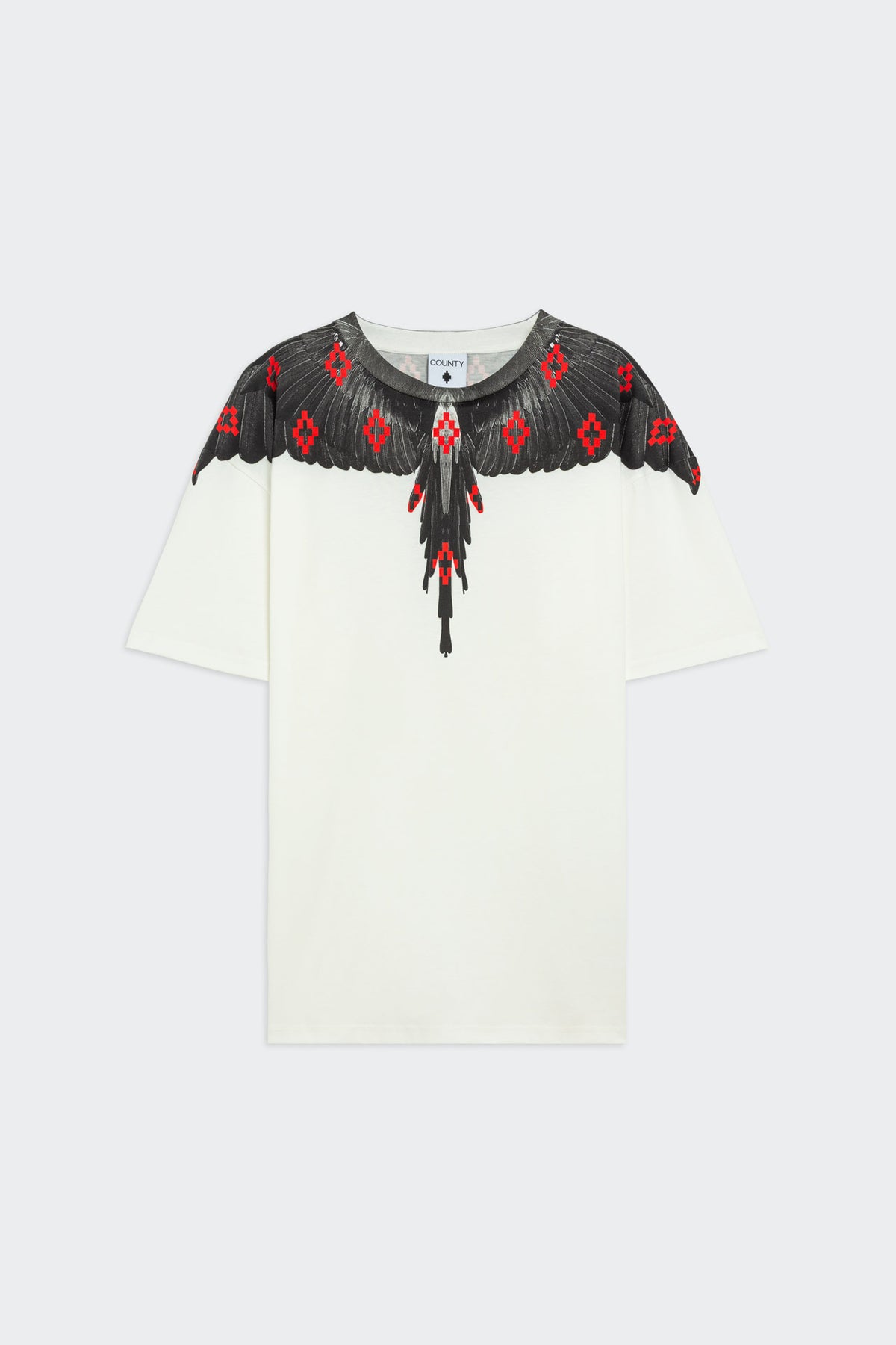 T-Shirt Con Stampa Ali Aquila E Logo