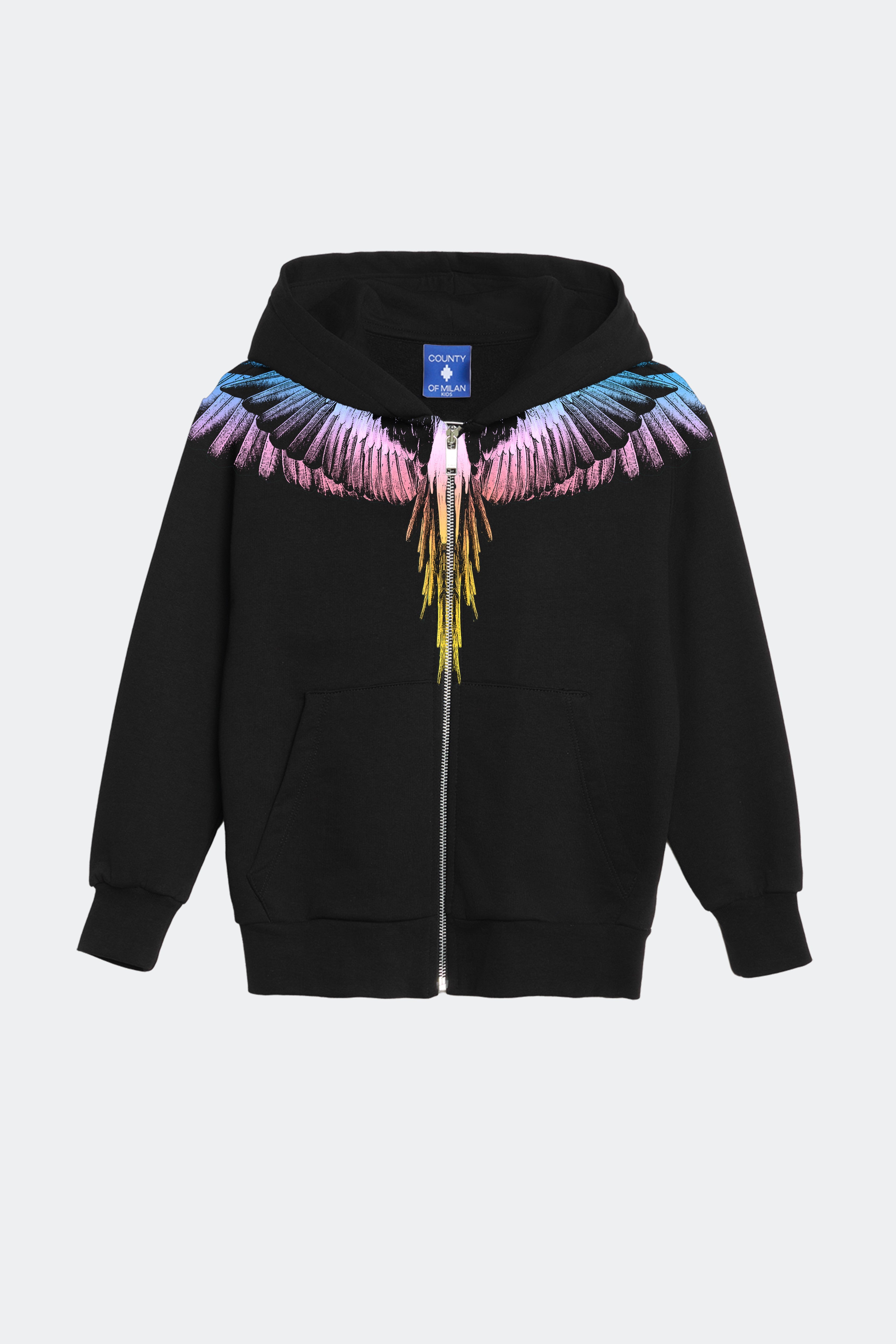 Felpa Zip Con Stampa Ali Aquila