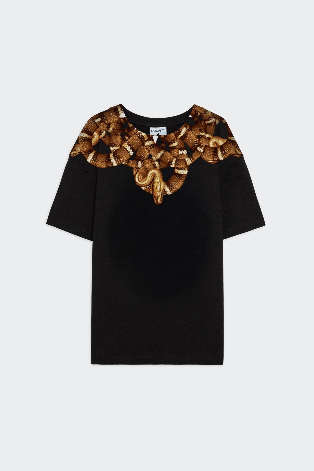 T-Shirt Con Stampa Serpenti