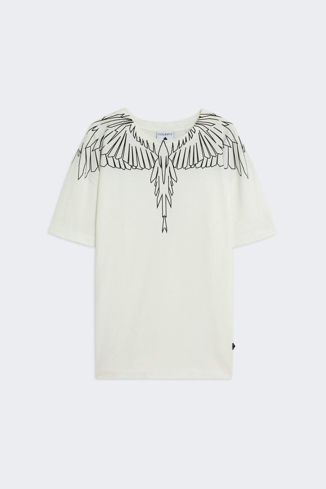T-Shirt Con Stampa Aquila Geometrica