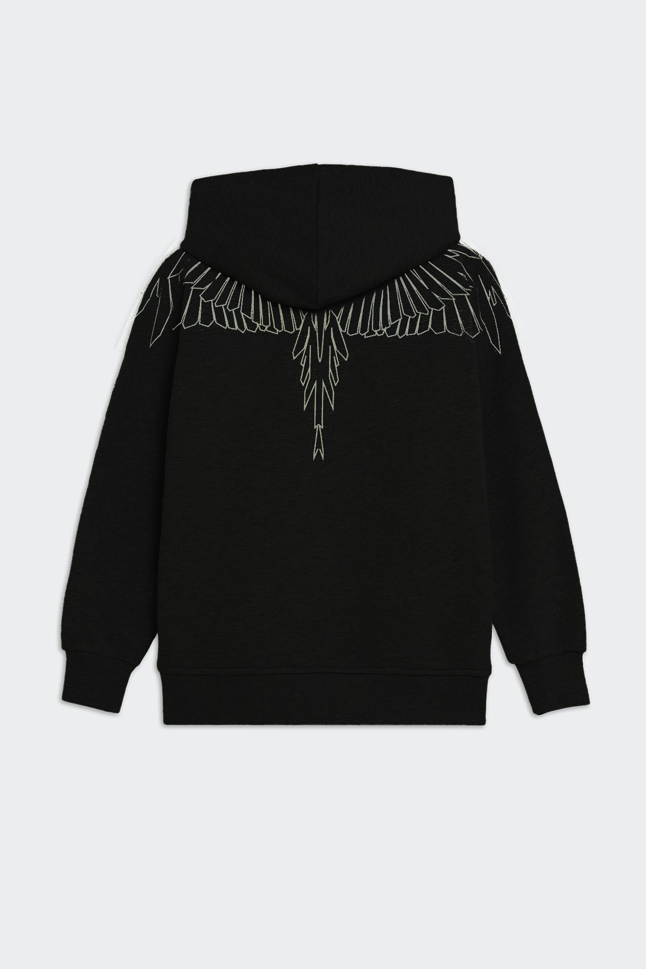 Felpa Con Stampa Aquila Geometrica