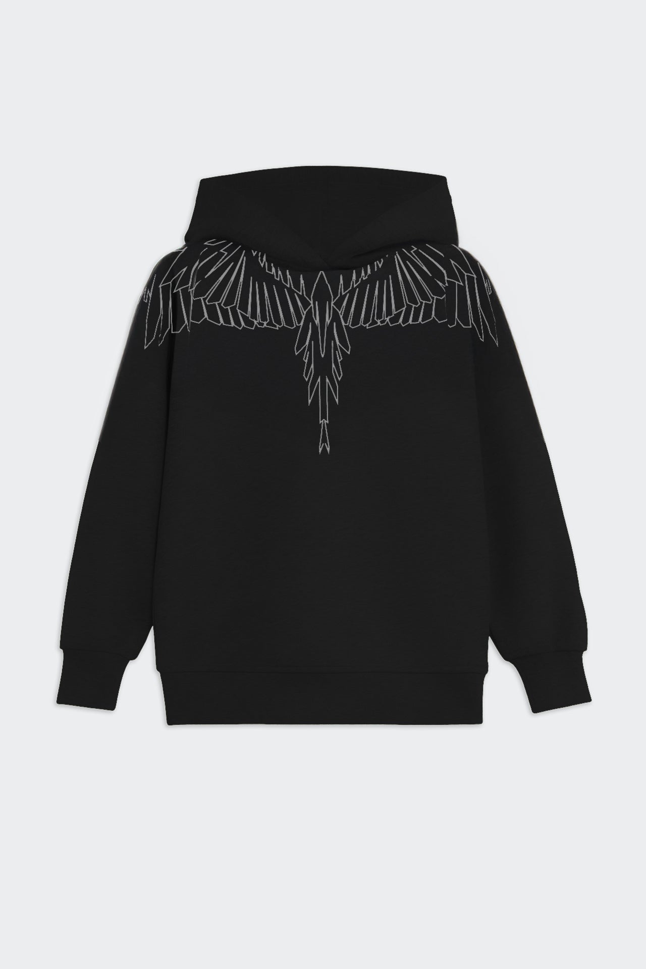 Felpa Con Stampa Aquila Geometrica