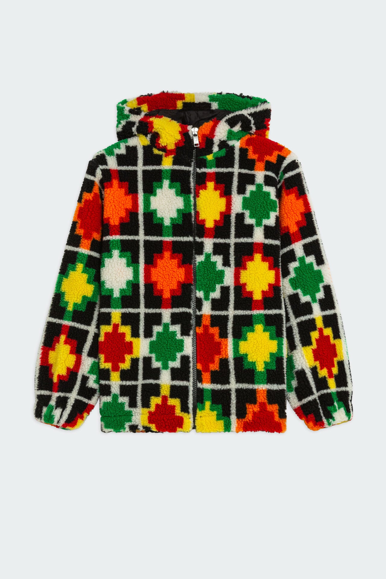 Giacca Con Cappuccio In Ecofour Stampata