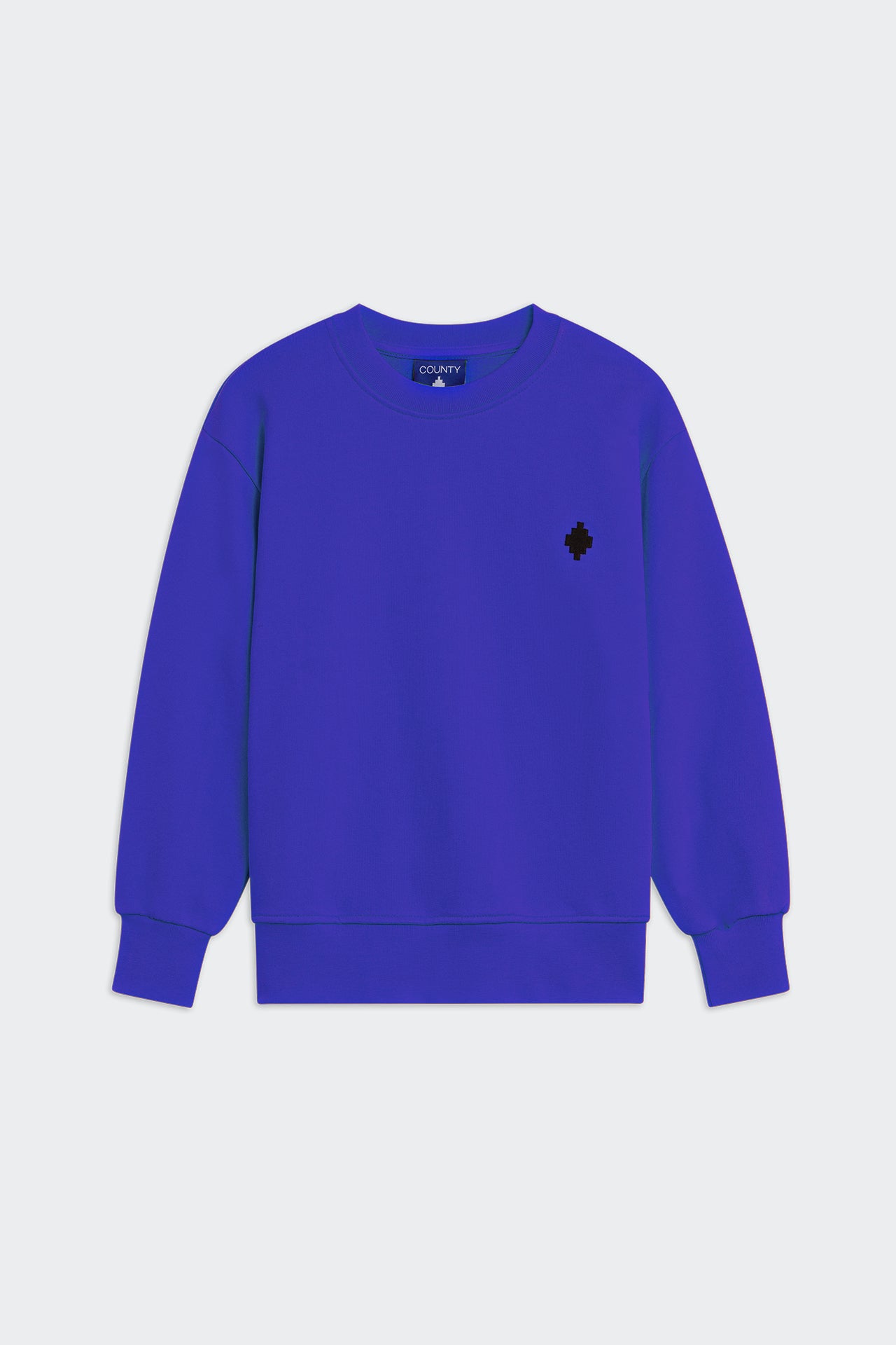 Felpa Girocollo Con Ricamo Logo