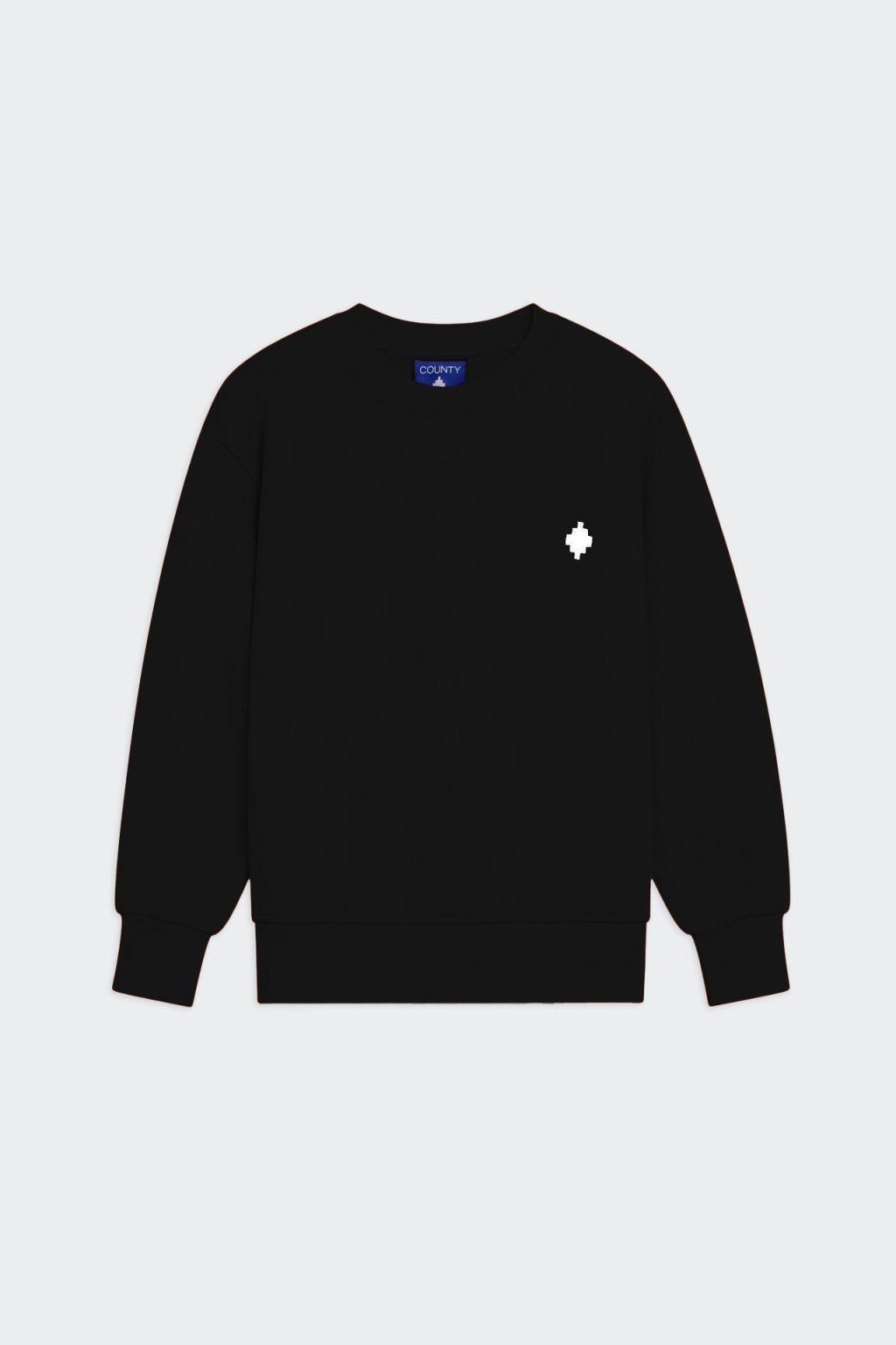 Felpa Girocollo Con Ricamo Logo