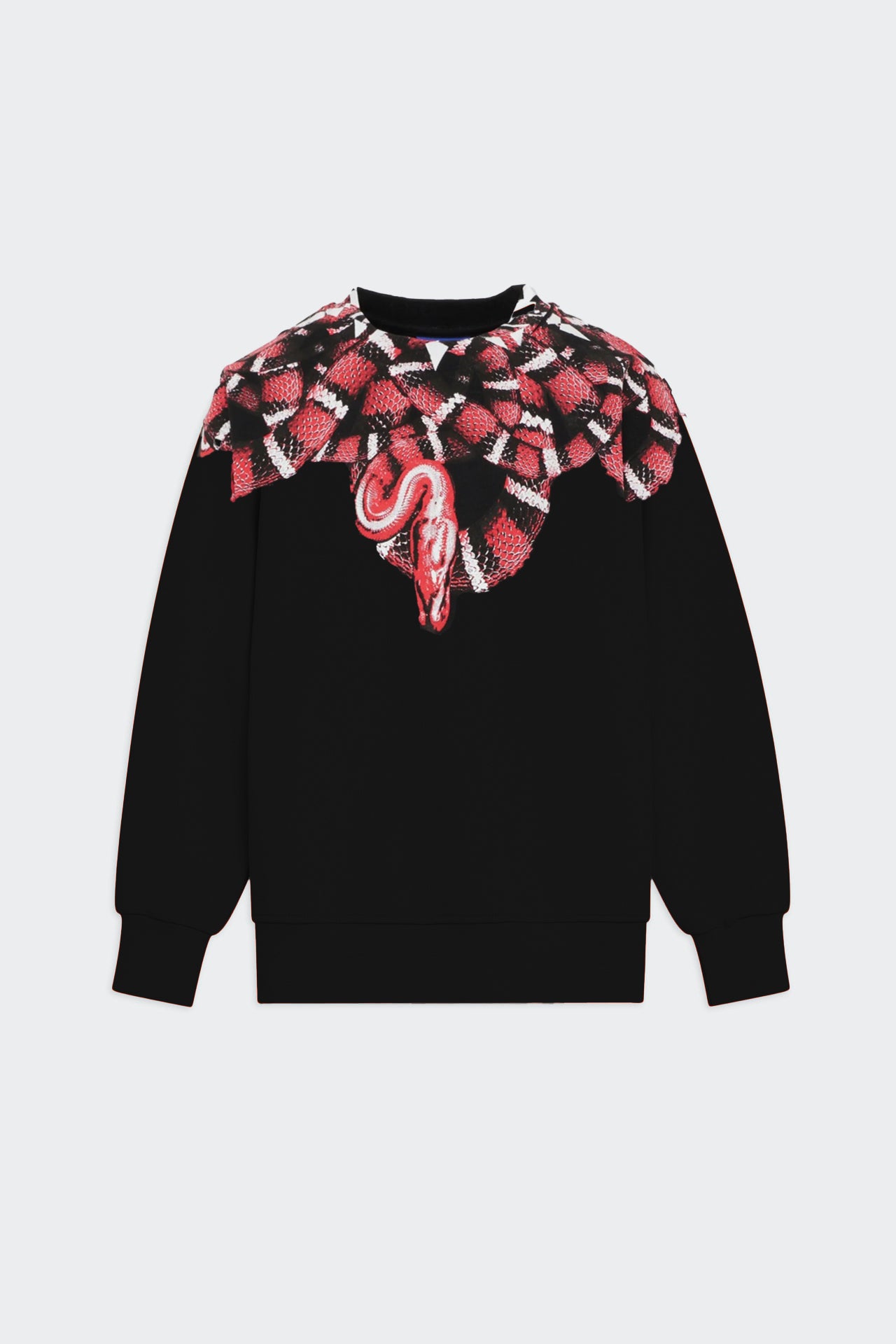 Felpa Girocollo Con Stampa Serpente