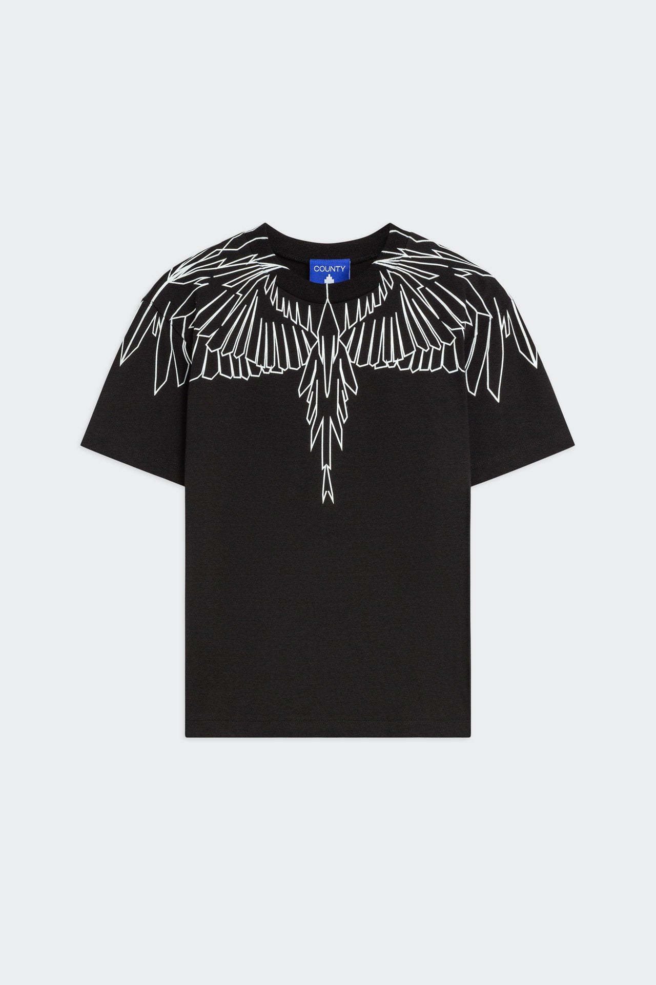 T-Shirt Con Stampa Aquila Geometrica