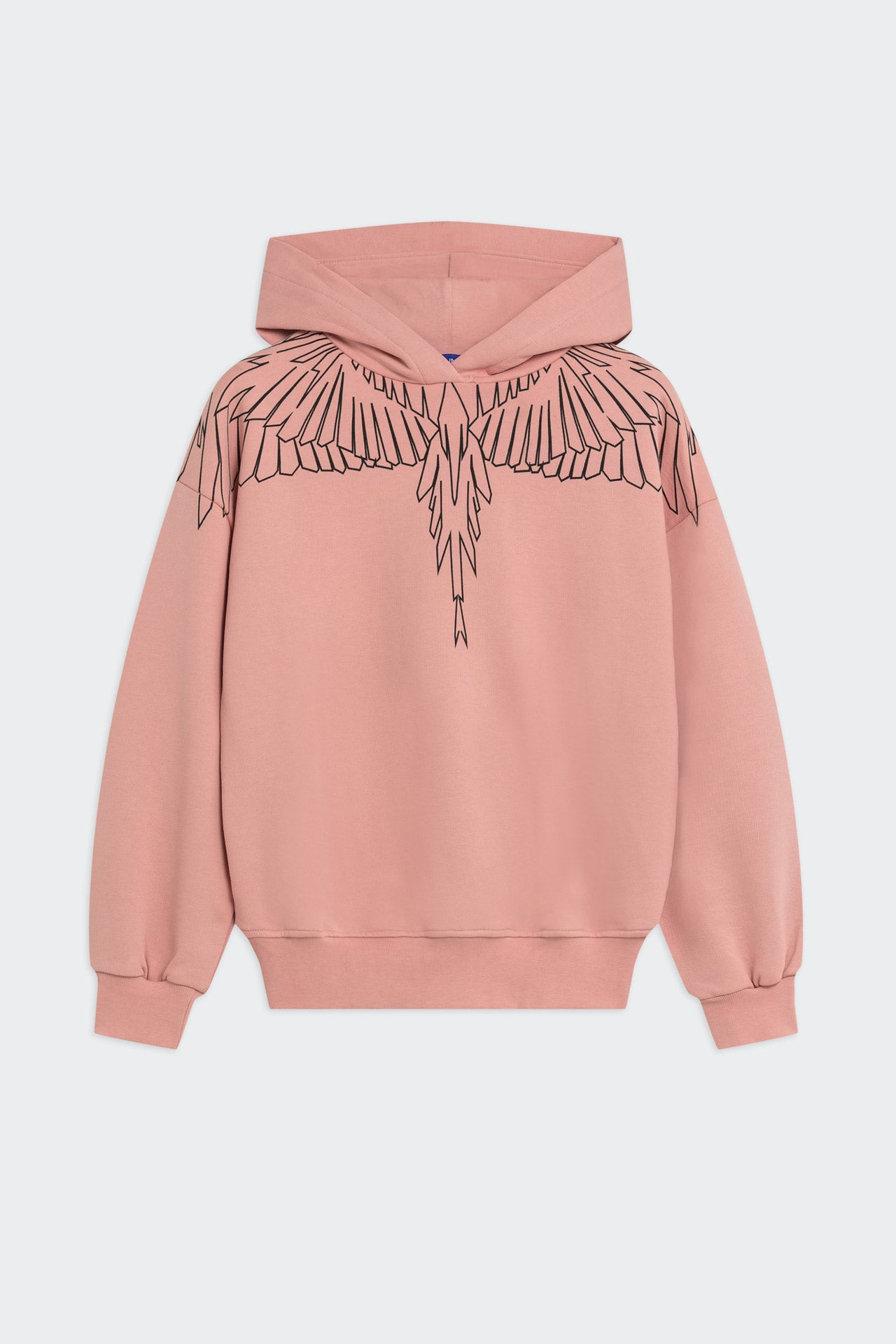Felpa Cappuccio Con Stampa Serpenti Geometrica