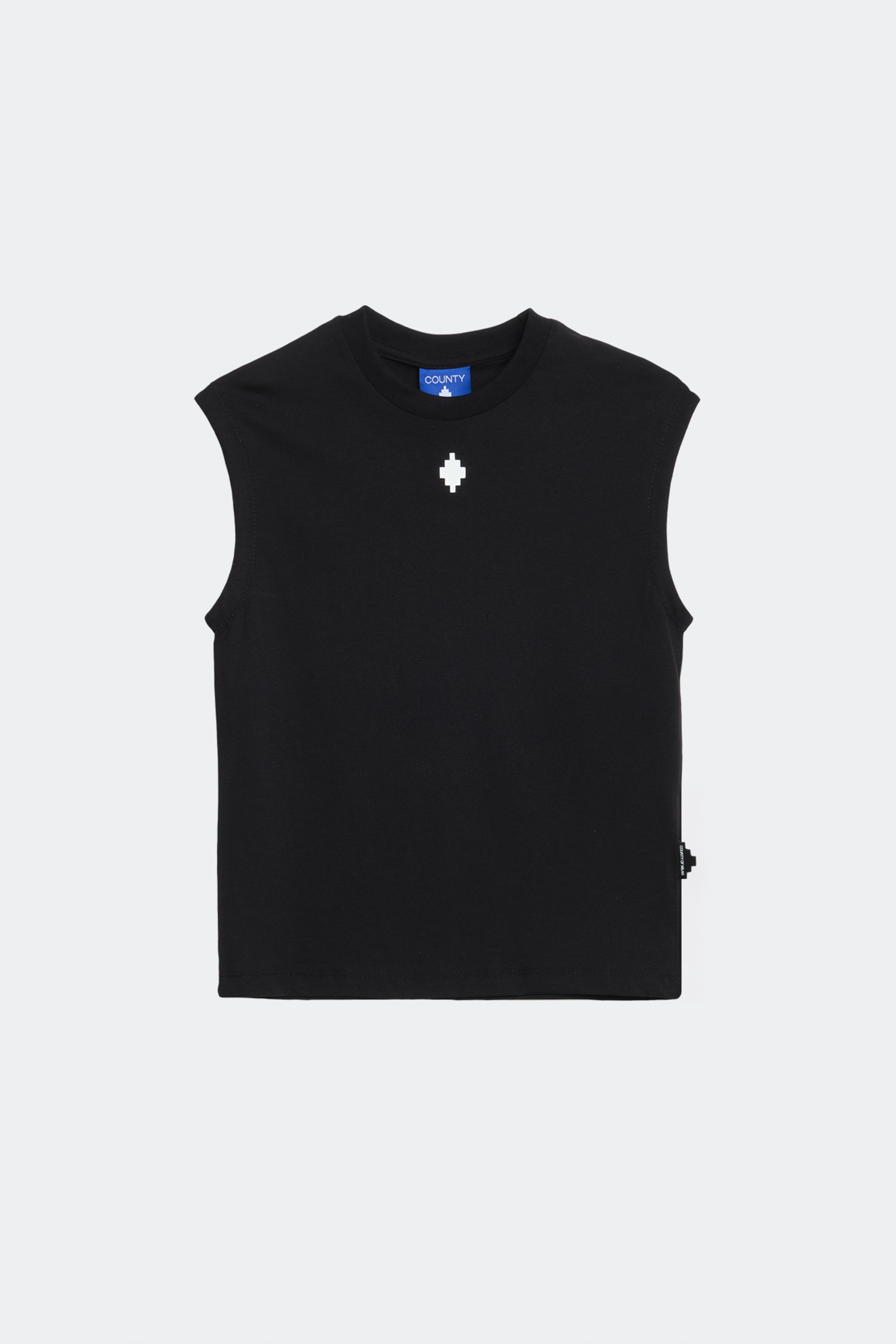 T-Shirt Smanicata Con Logo