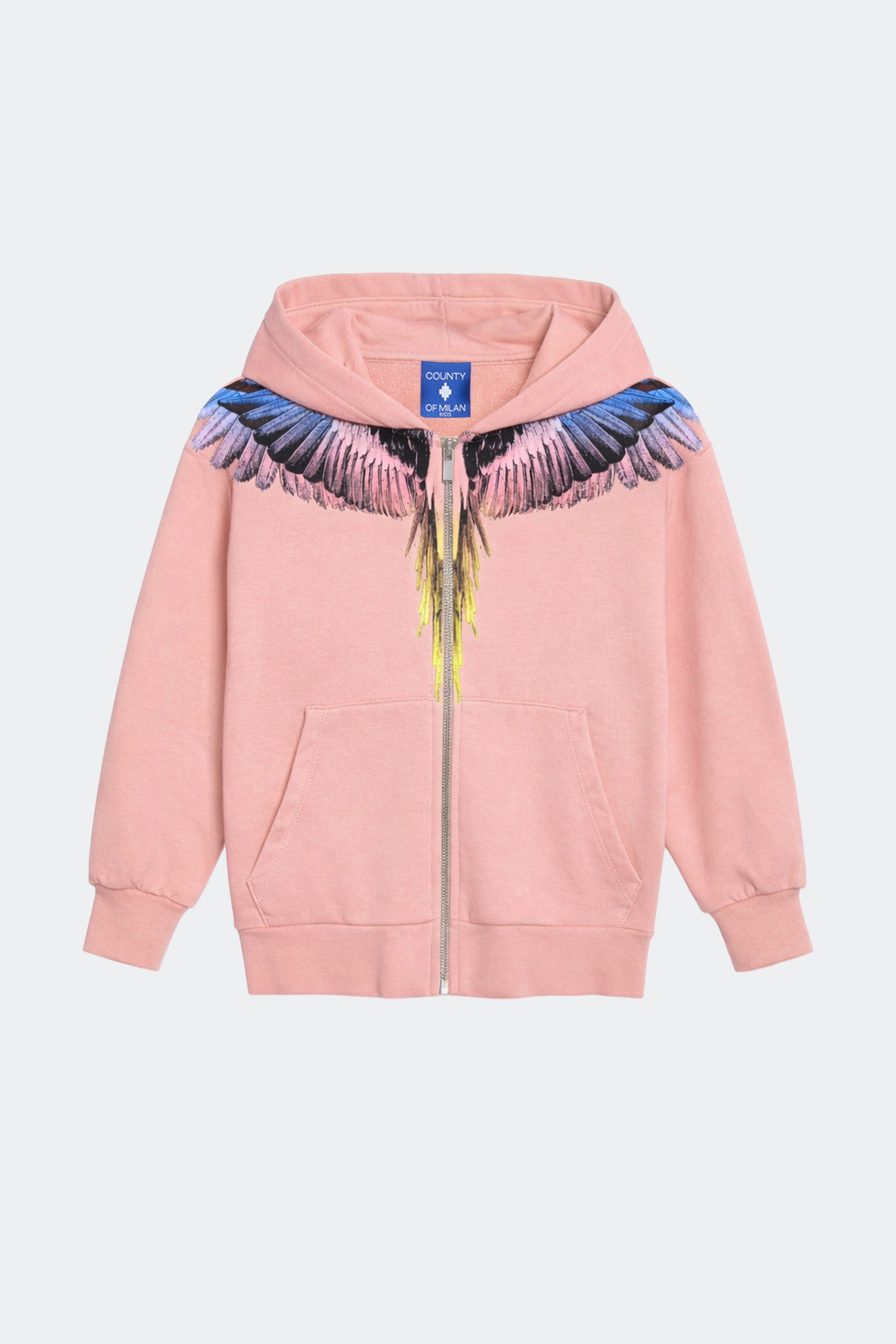 Felpa Zip Con Stampa Ali Aquila