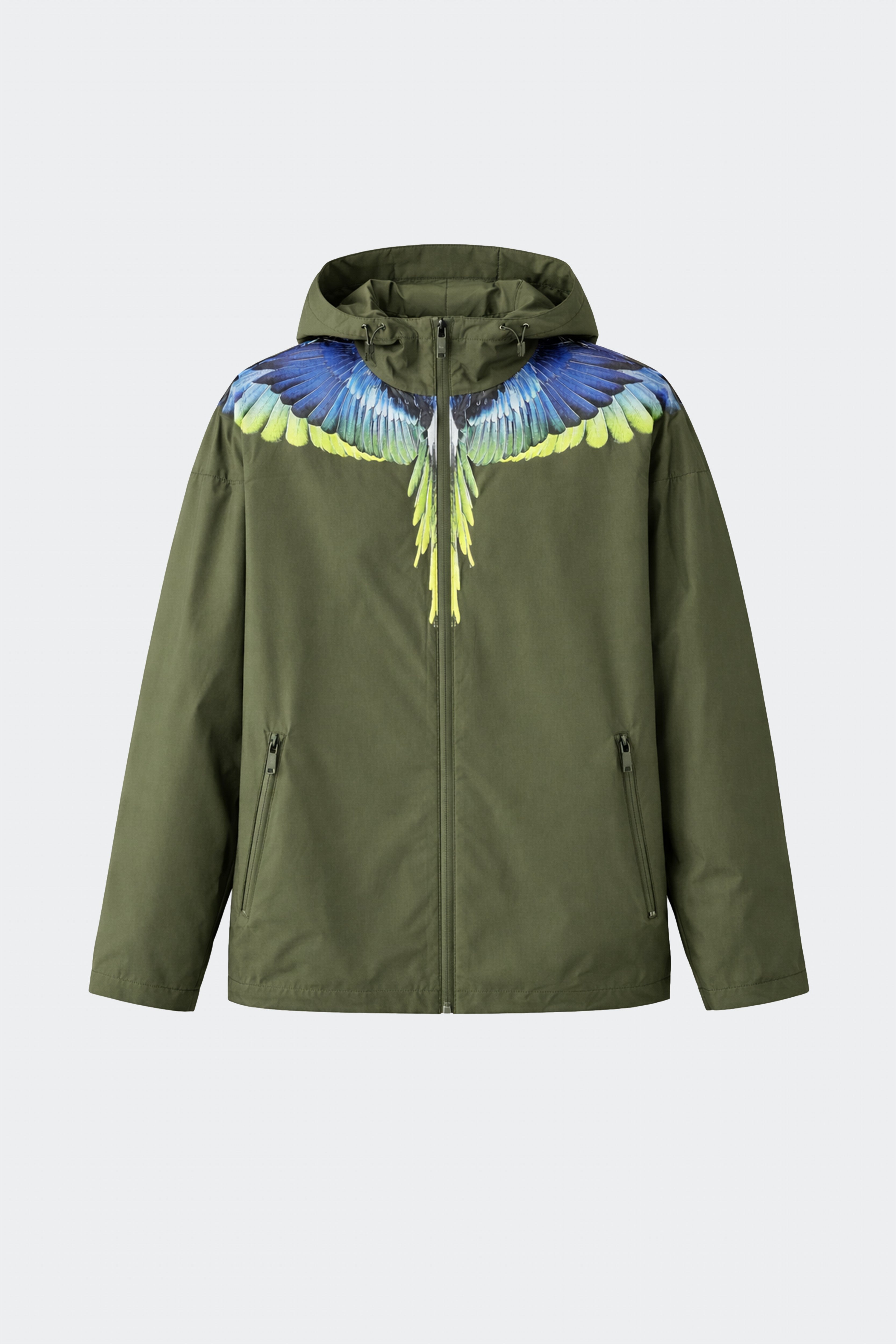 Giacca In Nylon Con Stampa Ali