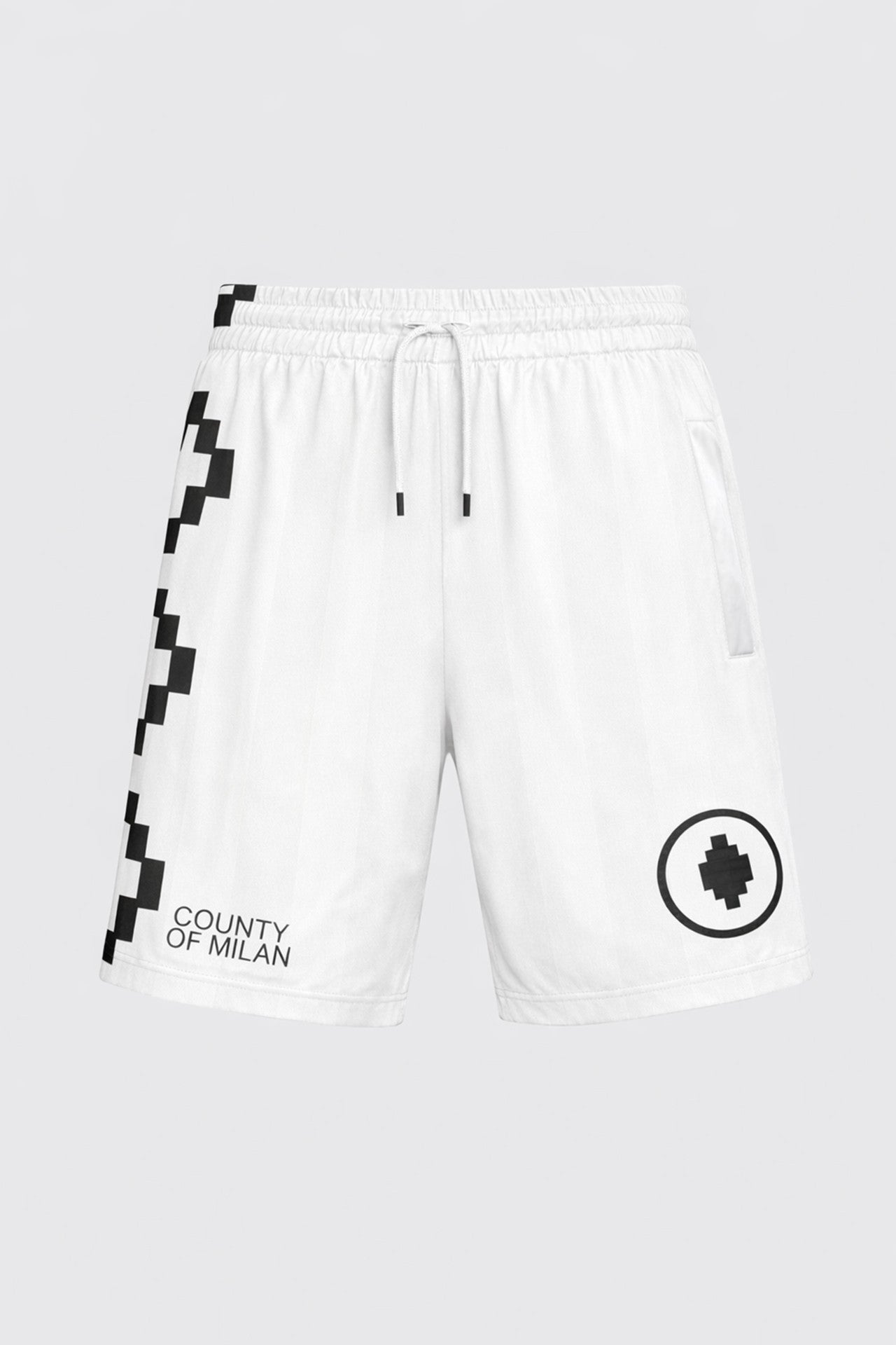 Bermuda In Tessuto Con Stampa Logo