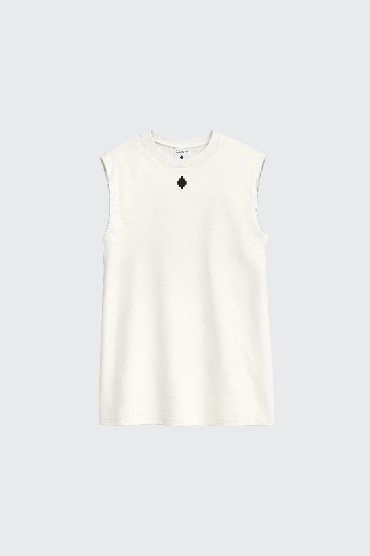 T-Shirt Smanicata Con Stampa Logo